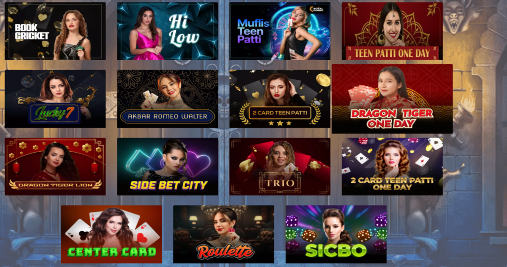 Bpexch royal Star casino:Various Casino Games in bpexch/betpro